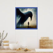 スピリットアニマルカラス1 ポスター (キッチン)