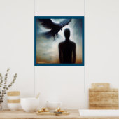 スピリットアニマルカラス2 ポスター (キッチン)