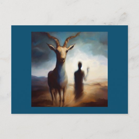 スピリットアニマルガゼル2 ポストカード (正面)