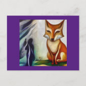スピリットアニマルキツネ2 ポストカード (正面)