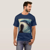 スピリットアニマルクジラ1 Tシャツ (正面フル)