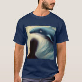 スピリットアニマルクジラ1 Tシャツ (正面)