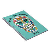 スピリットアニマルシュガースカル手帳 ノートブック (右側)