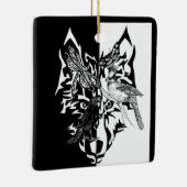 スピリットアニマルセラミックスオーナメント セラミックオーナメント (右)