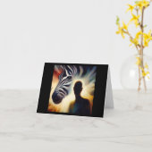 スピリットアニマルゼブラ2 カード (黄色い花)