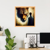 スピリットアニマルタイガー1 ポスター (ホームオフィス)