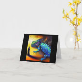 スピリットアニマルトカゲ3 カード (黄色い花)