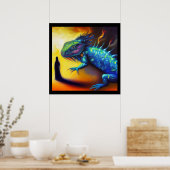 スピリットアニマルトカゲ3 ポスター (キッチン)