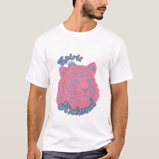 スピリットアニマルトラ:ヴィンテージ・レトロスタイル Tシャツ