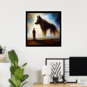 スピリットアニマルドッグ1 ポスター (ホームオフィス)