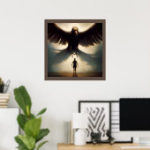 スピリットアニマルハゲワシ1 ポスター (ホームオフィス)