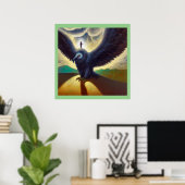 スピリットアニマルハゲワシ3 ポスター (ホームオフィス)