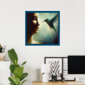 スピリットアニマルハミングバード4 ポスター (ホームオフィス)