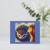 スピリットアニマルハリネズミ2 ポストカード (スタンド正面)