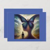 スピリットアニマルバタフライ1 ポストカード (正面/裏面)