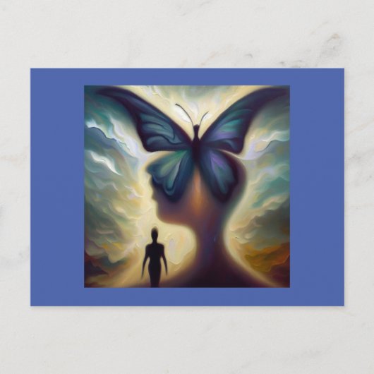 スピリットアニマルバタフライ1 ポストカード (正面)