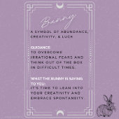 スピリットアニマルバニーブルーガラスボード カッティングボード