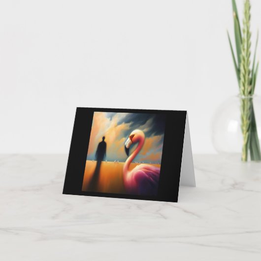 スピリットアニマルフラミンゴ1 カード (正面)