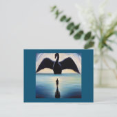 スピリットアニマルブラックスワン1 ポストカード (スタンド正面)