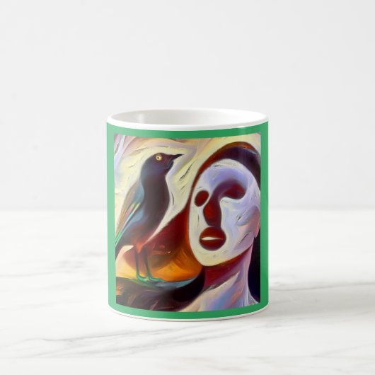 スピリットアニマルモッキンバード3 コーヒーマグカップ (中央)