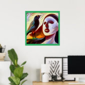 スピリットアニマルモッキンバード3 ポスター (ホームオフィス)