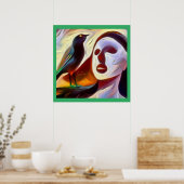 スピリットアニマルモッキンバード3 ポスター (キッチン)