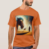 スピリットアニマルラクダ1 Tシャツ (正面)