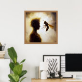 スピリットアニマルワスプ1 ポスター (ホームオフィス)