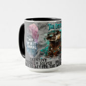 「スピリットアニマル」オッターJan - Feb Coffee Mug マグカップ (正面左)