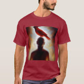 スピリットアニマル（鳥）ショウジョウコウカンチョウ2 Tシャツ (正面)