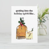 スピリットウイスキーのカクテルに入おもしろいる シーズンカード (スタンド正面)