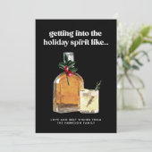 スピリットウイスキーのカクテルホールに入おもしろいる シーズンカード (スタンド正面)