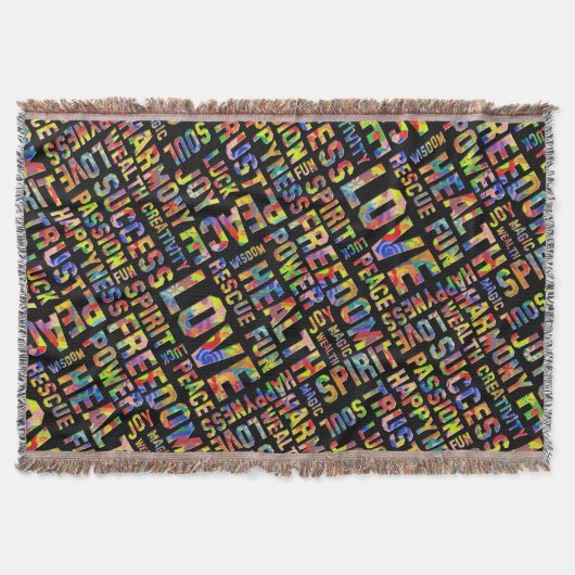 スピリットウェイの前向き言葉考える1 スローブランケット (正面)