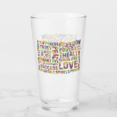スピリットウェイの前向き言葉考える1 タンブラーグラス (裏面)