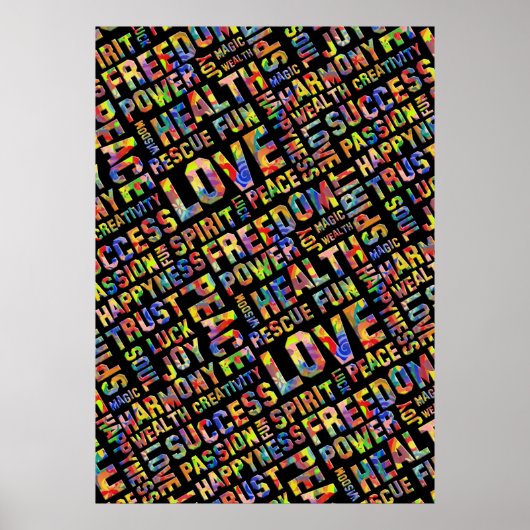 スピリットウェイの前向き言葉考える1 ポスター (正面)