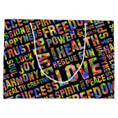 スピリットウェイの前向き言葉考える1 ラージペーパーバッグ (裏面)