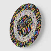 スピリットウェイの前向き言葉考える1 ラージ壁時計 (傾斜)