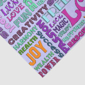 スピリットウェイの言葉+背景色 薄葉紙 (詳細)