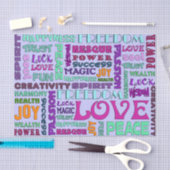 スピリットウェイの言葉+背景色 薄葉紙 (クラフト)