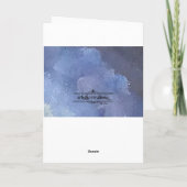 スピリットウォーカー空白のグリーティングカード カード (裏面)