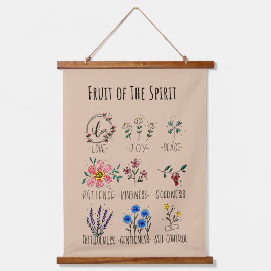 スピリットウッドの果実が壁のタペストリーをトッピング 吊り下げ型タペストリー (正面)