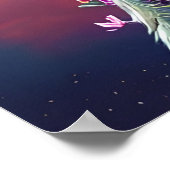 スピリットエルダー先住民アメリカファンタジーデジタルアート ポスター (角)