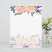 スピリットオブパワーピンクの水色フローラ カード (スタンド正面)