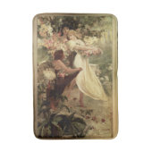 スピリットオブ春バイアルフォンスミュシャ バスマット (正面縦)