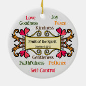 スピリットオーナメントの実 セラミックオーナメント (裏面)