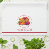 スピリットキッチンタオルパーソナライズされたの果実 キッチンタオル (折り畳み)