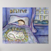 スピリットキティ猫追悼アートポスター印刷 ポスター (正面)