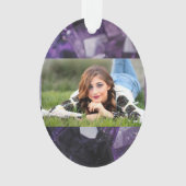 スピリットクォーツホリスティックヒーリングパープルアメジスト オーナメント (正面)