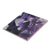 スピリットクォーツホリスティックヒーリングパープルアメジスト タイル (側面)