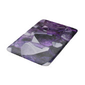 スピリットクォーツホリスティックヒーリングパープルアメジスト バスマット (アングル)